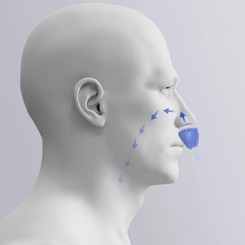 Electric Anti-Snoring Device, wireless and cable-free.