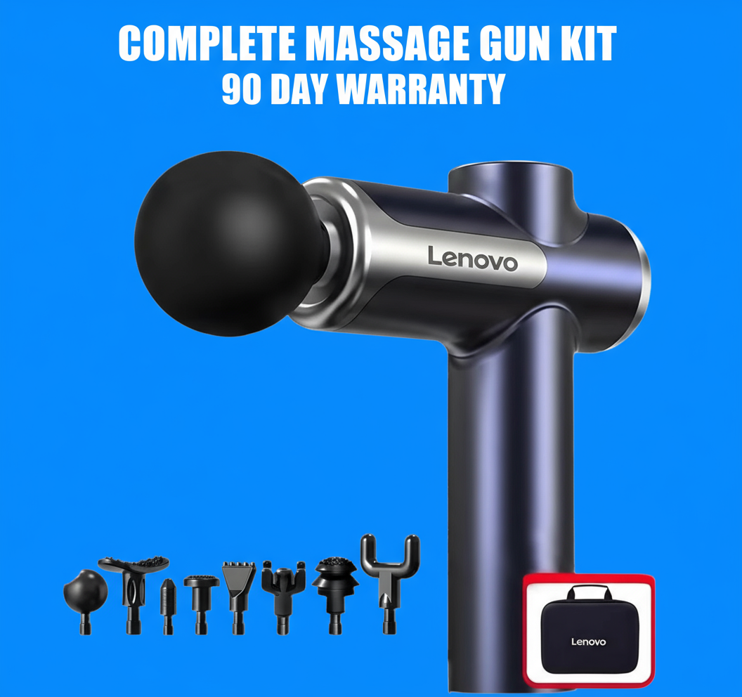 Lenovo Massage Gun, complete kit