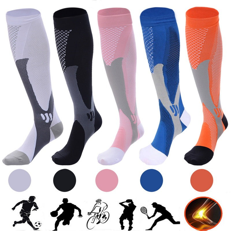 Unisex Compression Socks - Graduated Fit for Running, Travel, and Recovery