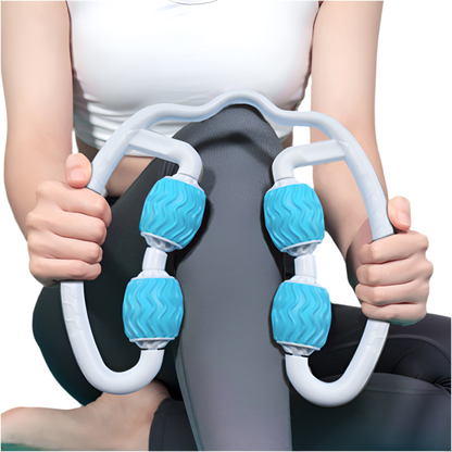 Annular massage roller/equipment for legs