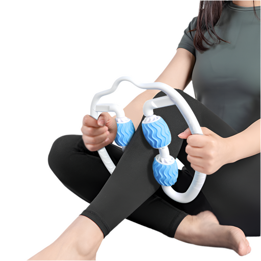 Annular massage roller/equipment for legs