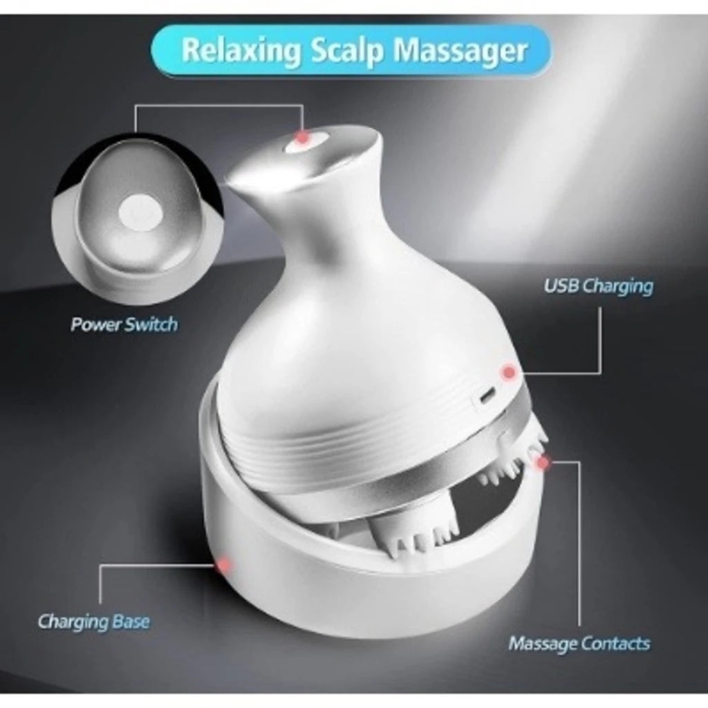 Electric Scalp Massager - Deep Relaxation and Medical Care