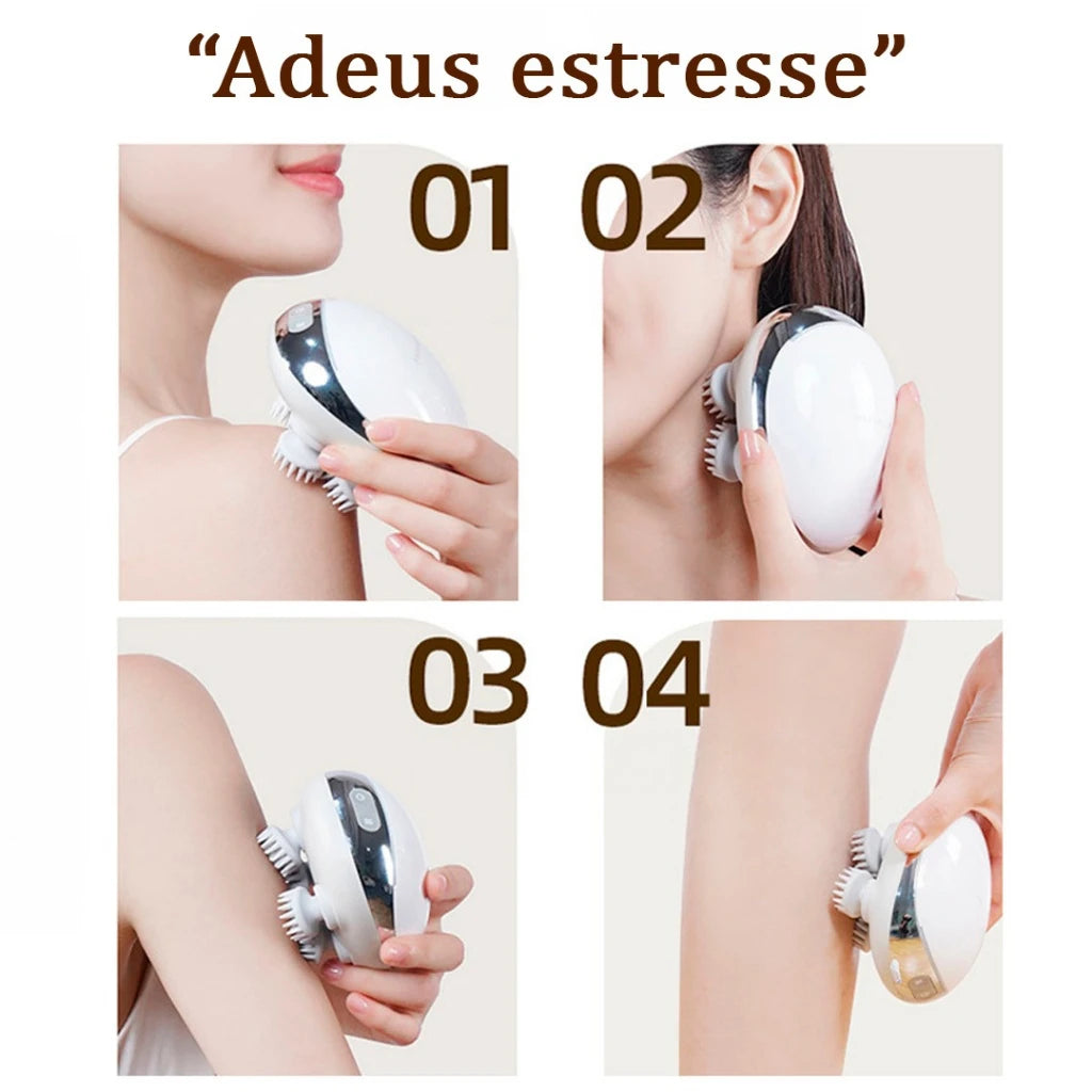 Electric Scalp Massager - Deep Relaxation and Medical Care