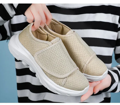 Women's Orthopedic Sneakers with Velcro Closure – Comfort in Your Daily Life – Non-Slip 