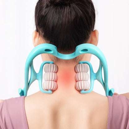 Relaxing neck, shoulder and leg massager