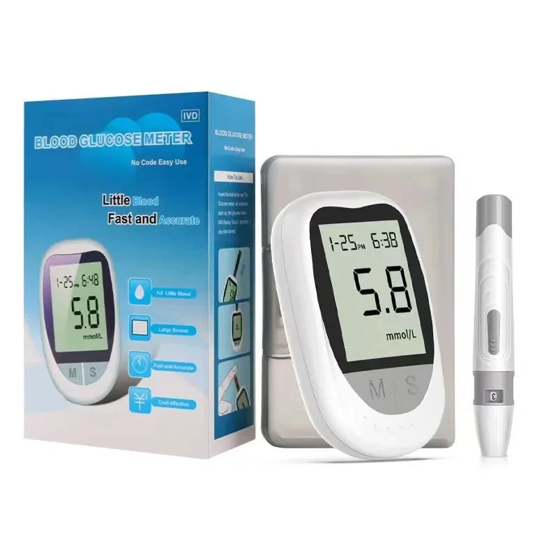 High Precision Digital Glucometer with Results in Seconds - Complete Kit 