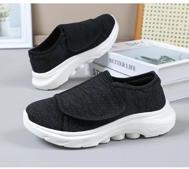 Women's Orthopedic Sneakers with Velcro Closure – Comfort in Your Daily Life – Non-Slip 