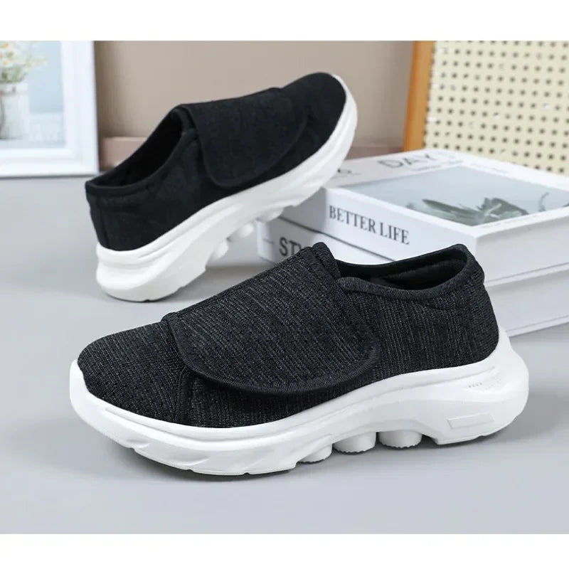 Women's Orthopedic Sneakers with Velcro Closure – Comfort in Your Daily Life – Non-Slip 