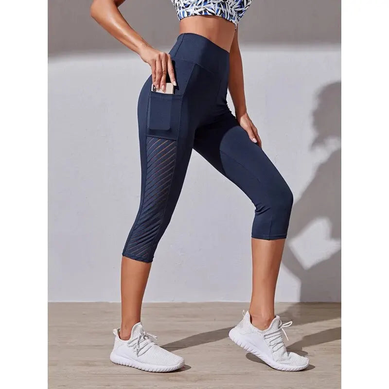 Women's shaping leggings with side pockets