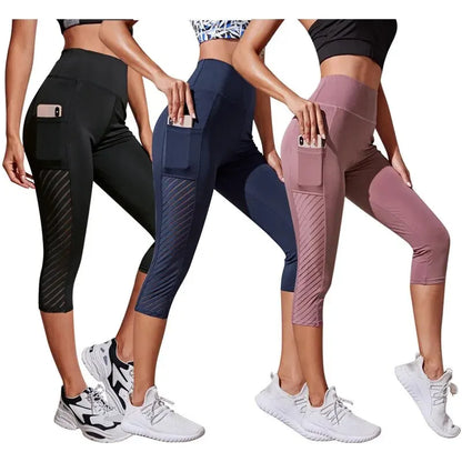 Women's shaping leggings with side pockets
