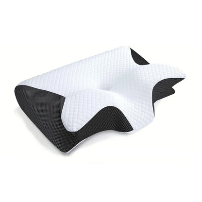Ergonomic memory foam neck pillow