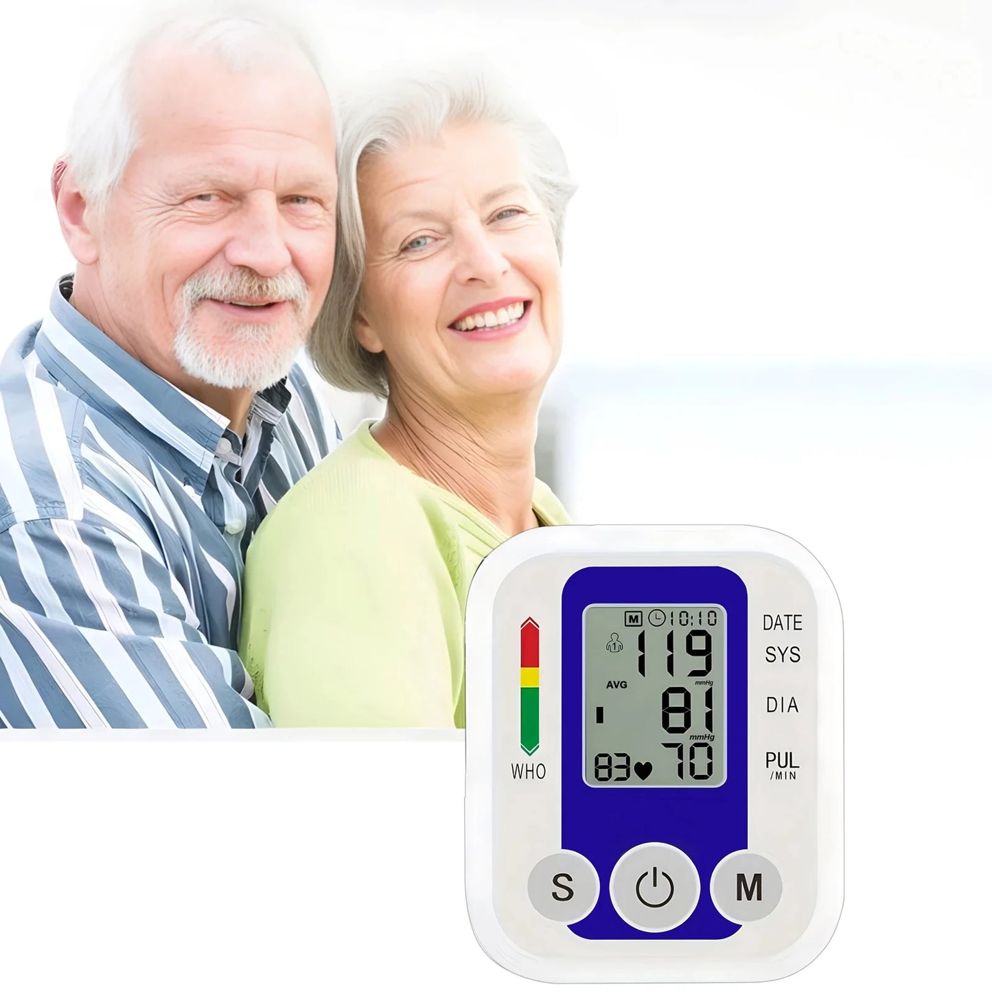High Precision and Easy to Use Blood Pressure Monitor - Digital Blood Pressure Gauge
