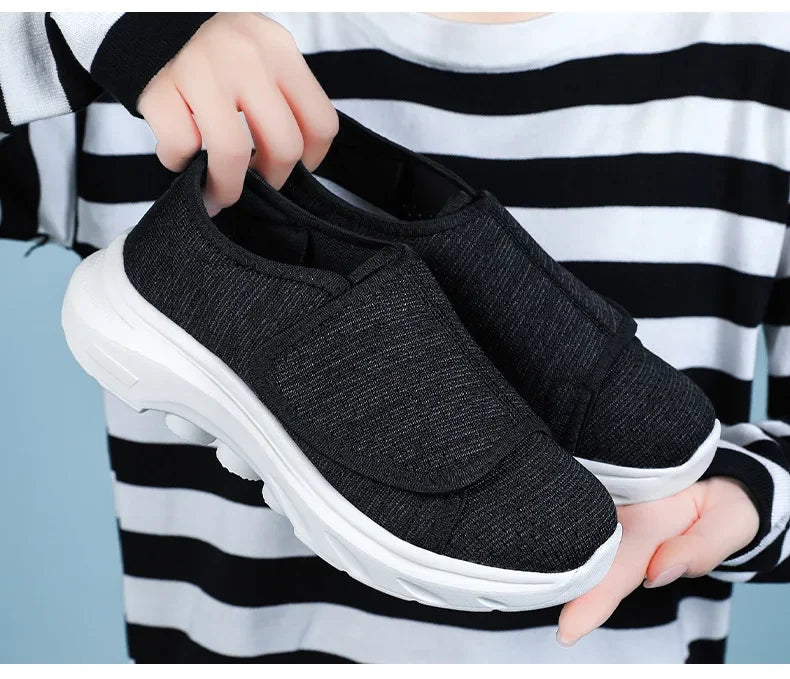 Women's Orthopedic Sneakers with Velcro Closure – Comfort in Your Daily Life – Non-Slip 